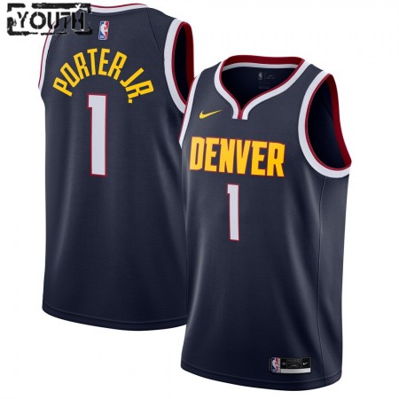 Kinder NBA Denver Nuggets Trikot Michael Porter Jr. 1 Nike 2020-2021 Icon Edition Swingman